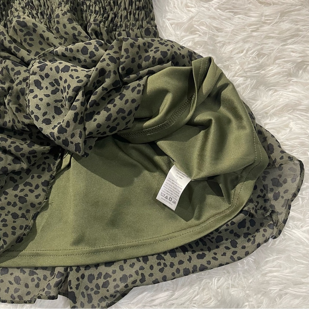 Anthropologie Sadie & Sage Olive Leopard Print Mini Dress Womens Size Small - Picture 4 of 8